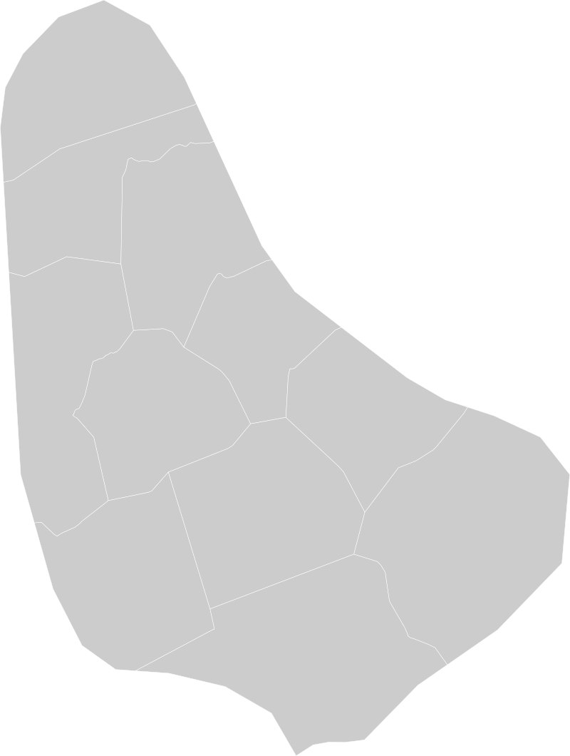 Map of Barbados