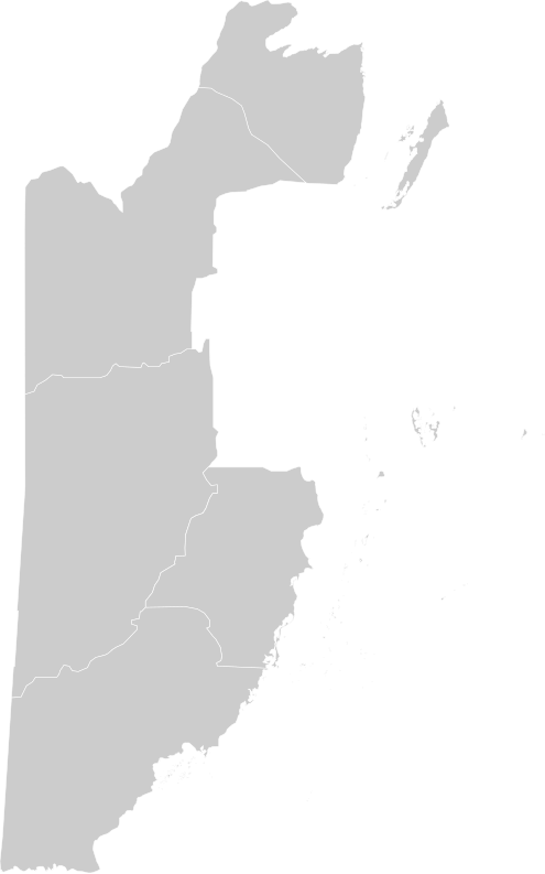 Map of Belize