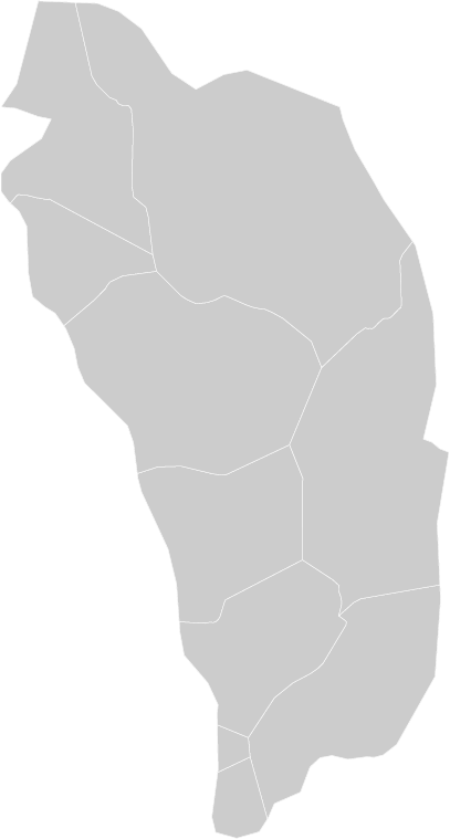 Map of Dominica