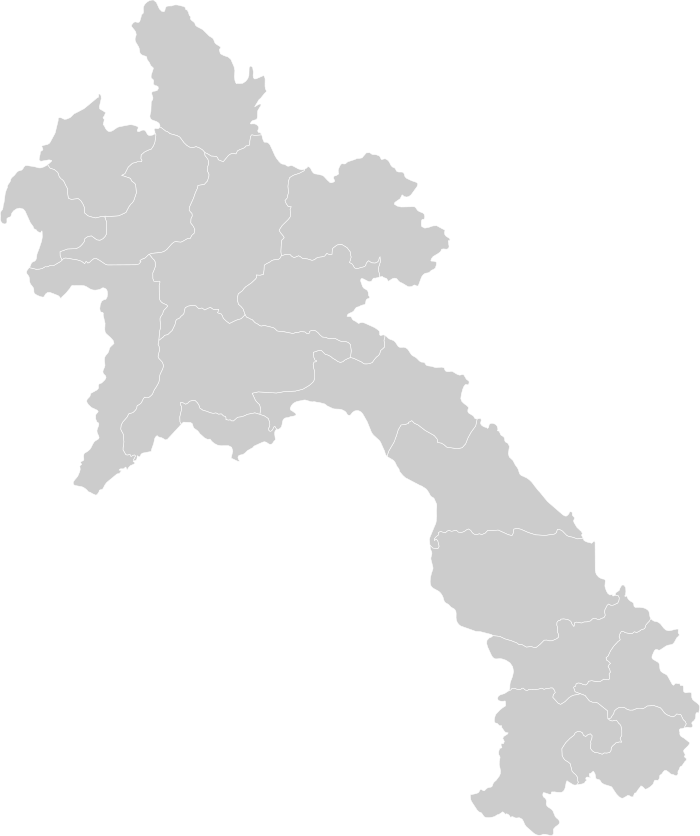Map of Lao PDR