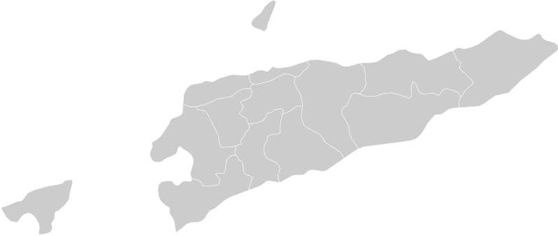 Map of Timor Leste